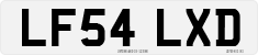 License plate of the United Kingdom, 2001 year system