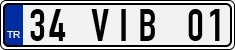 License plate of Turkey, Regular plates