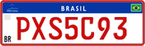 License plate of Brazil, Commercial vehicles (Mercosul)