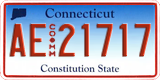 Connecticut, Commercial vehicles (AB-12345)