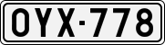 License plate of Finland, Cars