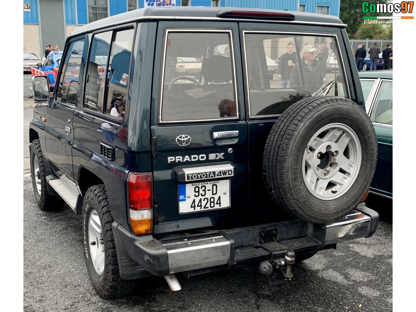 93-D-44284, Toyota Land Cruiser Prado 1st gen 3-door SUV (J71-J73), 1990–1996
