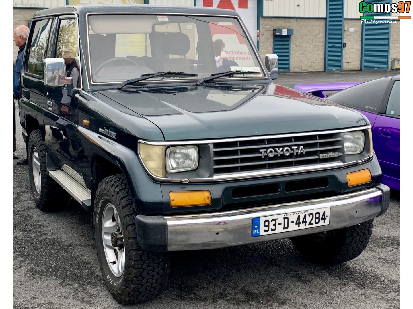 93-D-44284, Toyota Land Cruiser Prado 1st gen 3-door SUV (J71-J73), 1990–1996