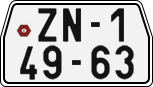 License plate of the Czech Republic, Motorcycles (1960)