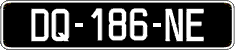 French license plate, SIV (oldtimers)
