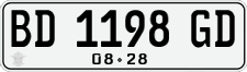 License plate of Indonesia, Regular plates