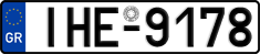 License plate of Greece, Cars