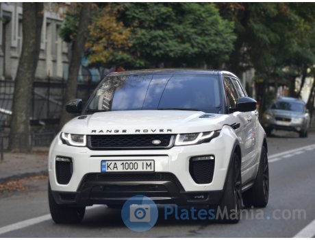 KA 1000 IM, Land Rover Range Rover Evoque