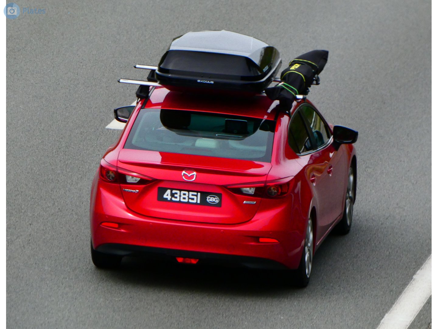 43851, Mazda 3 3rd gen Sedan (BM), 2013–2018