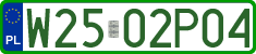 License plates of Poland, Professional plates