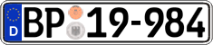 German license plate, Authorities and federal agencies