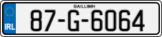 License plate of Ireland, Regular plates