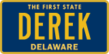 Delaware, Vanity Plates