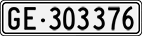 License plate of Switzerland, Cars