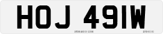 License plate of the United Kingdom, 1963 year system