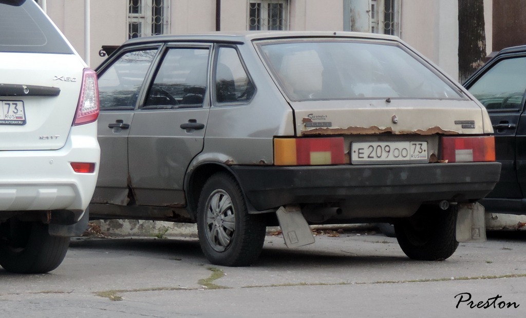 е 209 оо 73, Lada (VAZ) 2109 2109 Спутник (Samara/Forma/Sputnik), 1987–2004 (–2011 for others)