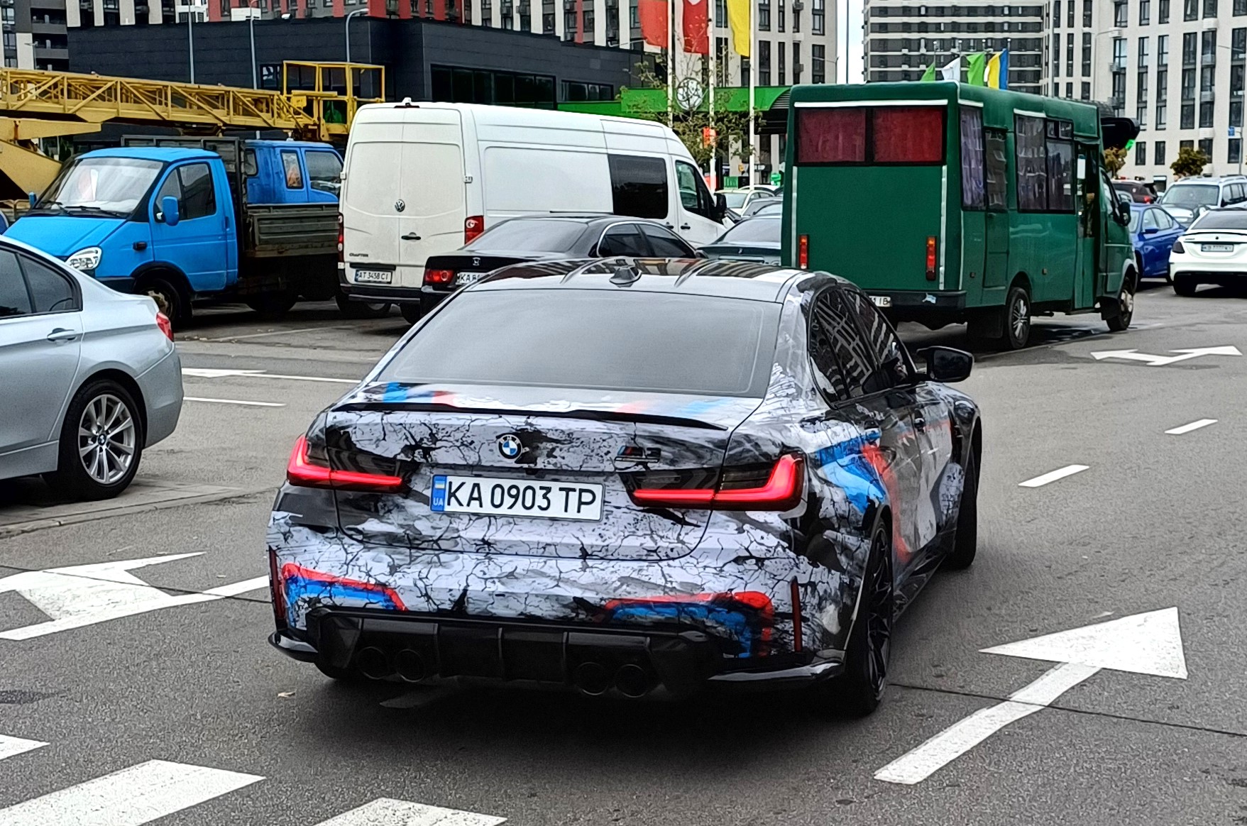 KA 0903 TP, BMW M3 6th gen Sedan (G80), 2020–