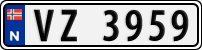 License plate of Norway, Trailers, motorcycles, special vehicles