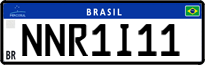 License plate of Brazil, Private owners (Mercosul)