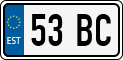 License plate of Estonia, Motorcycles