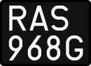 License plates of Poland, 1976 year system