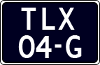 License plate of the Netherlands, Agricultural vehicles