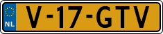 License plate of the Netherlands, Light Commercial Vehicles (1994 system)