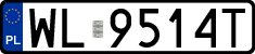 License plates of Poland, Regular car plates