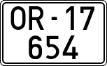 License plates of Spain, 1900 year series