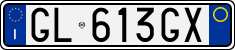 License plate of Italy, Cars (1994 year series)