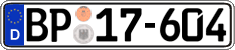 German license plate, Authorities and federal agencies