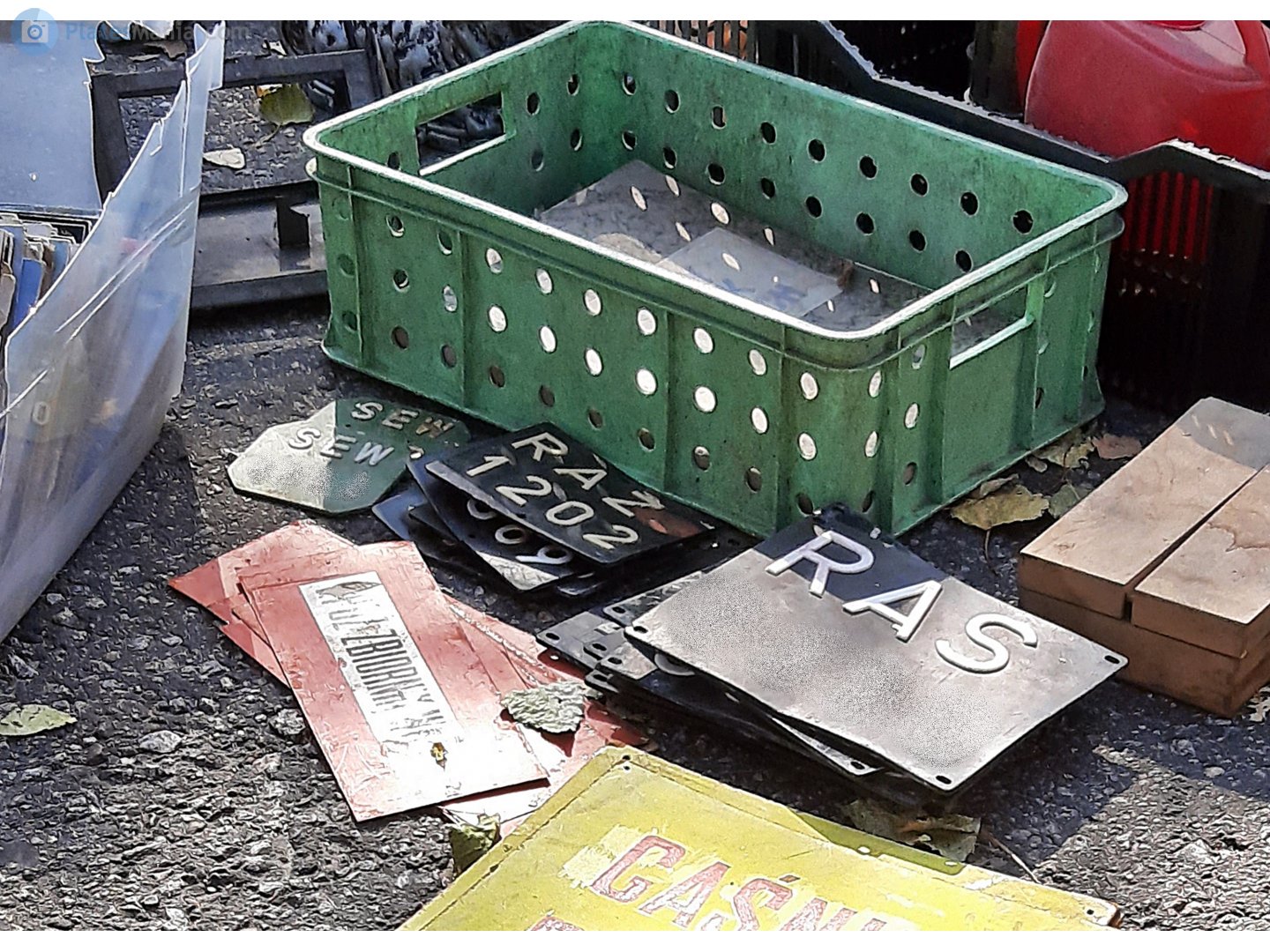 RAZ 1202, License plate without vehicle 