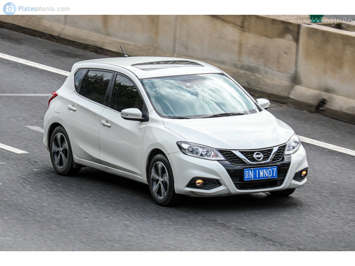 京N·1WN07, Nissan Tiida 3rd gen (C13; CN-market), 2016–