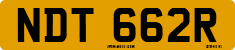 License plate of the United Kingdom, 1963 year system