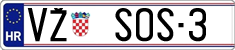 License plate of Croatia, Vanity Plates