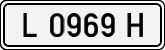 License plates of Spain, 1971 year series