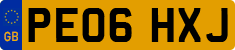 License plate of the United Kingdom, 2001 year system