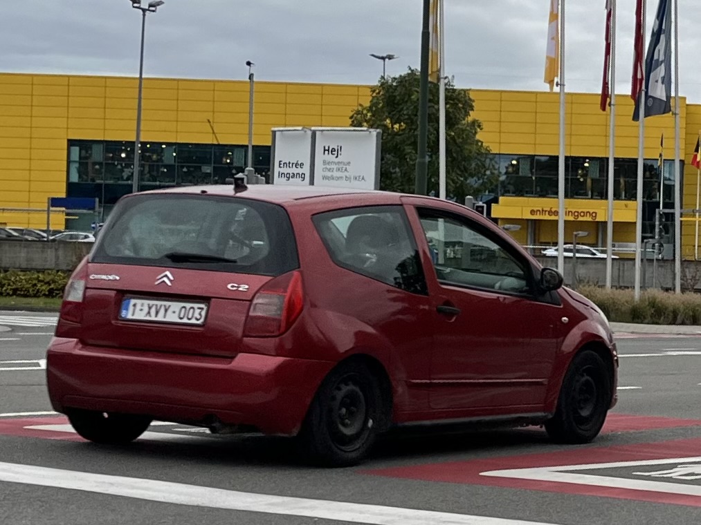 1-XVY-003, Citroёn C2 1st gen (A6; Global-market), 2003–2009