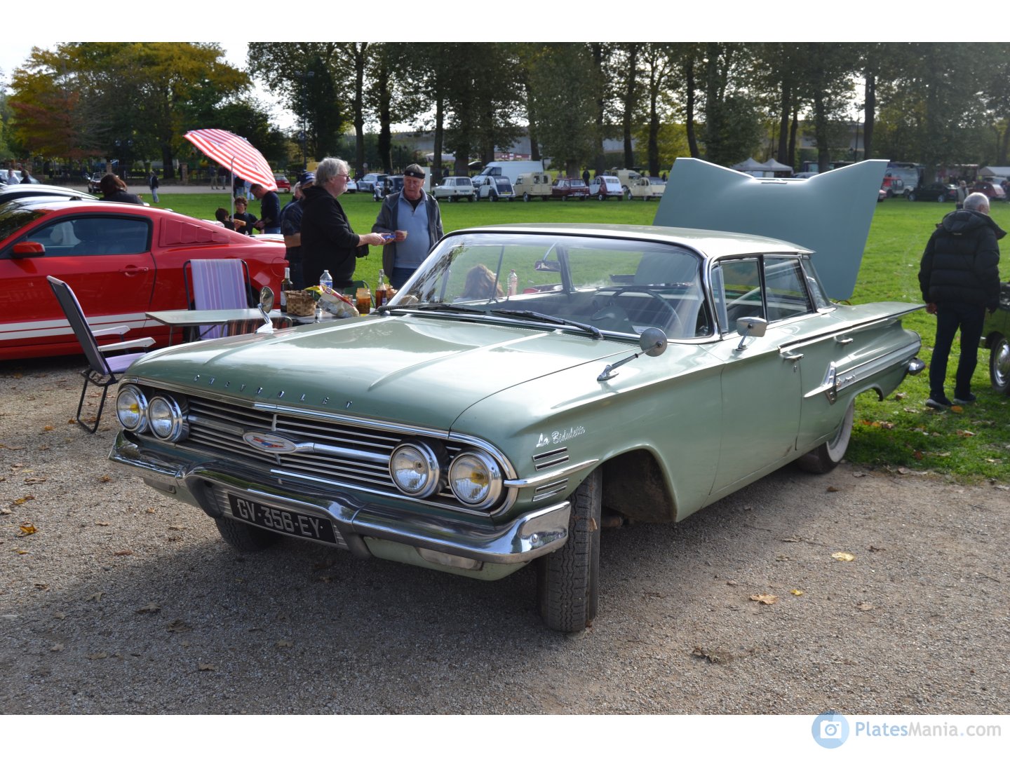 GV-356-EY, Chevrolet Impala 2nd gen 1960 4-door Sedan (1719/1819; B-body), facelift, 1959–1960