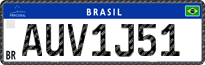 License plate of Brazil, Private owners (Mercosul)