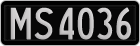 License plate of New Zealand, AB1(234)