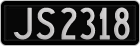 License plate of New Zealand, AB1(234)