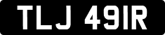 License plate of the United Kingdom, 1963 year system