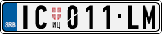 License plate of Serbia, Cars