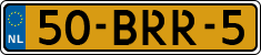 License plate of the Netherlands, Heavy Commercial Vehicles (1994 system)