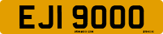 License plate of the United Kingdom, Northern Ireland (1966)