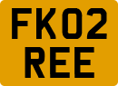 License plate of the United Kingdom, 2001 year system