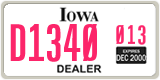 Iowa, Dealer (XXXX(X) XXX)