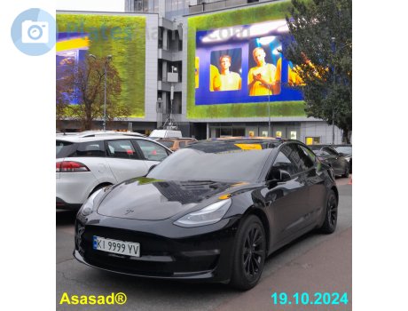 KI 9999 YV, Tesla Model 3