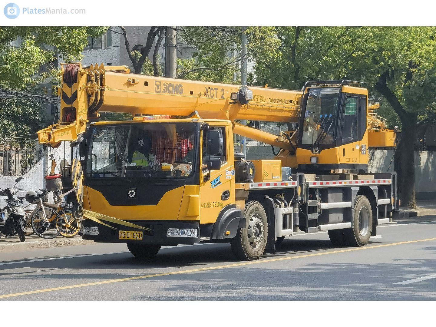 沪G·D1820, XCMG XCT-Series 